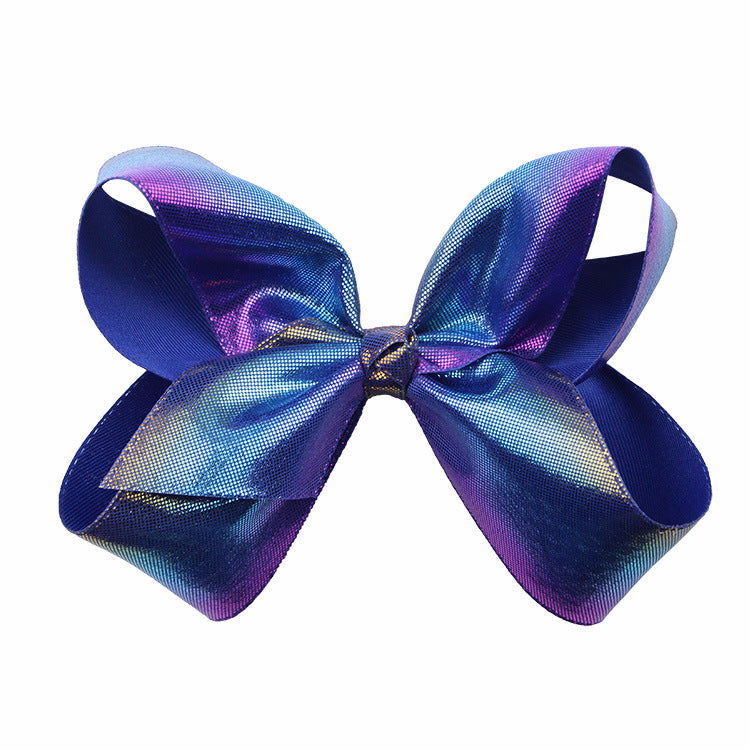 Wholesale Laser PU Leather Hair Clips
